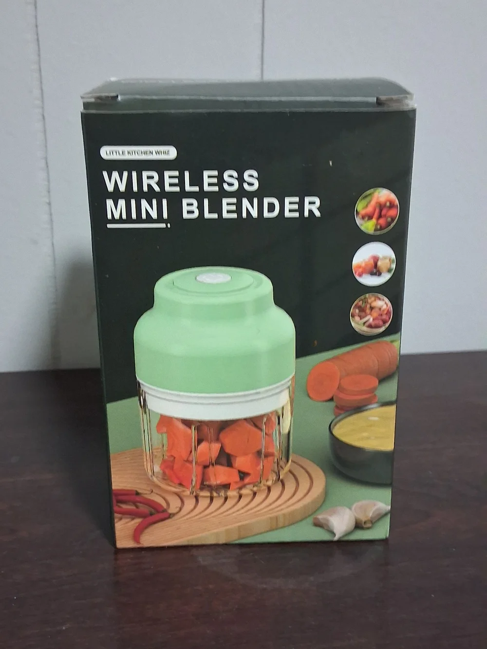 Source Unknown Wireless Mini Blender Green New.